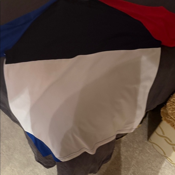 Polo by Ralph Lauren Tri-Color Polo Shirt - Red, White, Blue - Picture 3 of 3